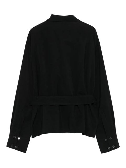 Alysi belted shirt - Black - zdjęcie produktu nr 2