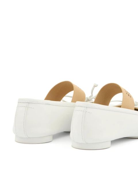 MM6 Maison Margiela Anatomic ballerinas shoes - White