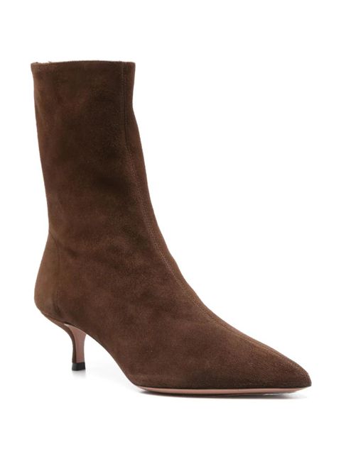 Aquazzura 40mm Montmartre boots - Brown - zdjęcie produktu nr 2