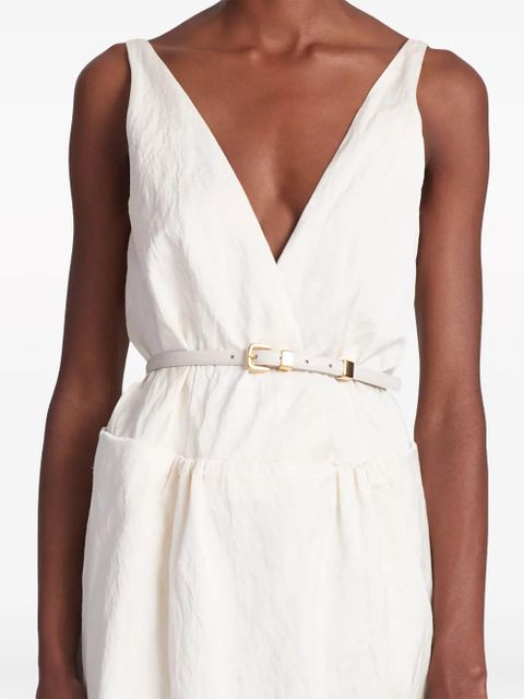 Altuzarra buckled leather belt - Neutrals