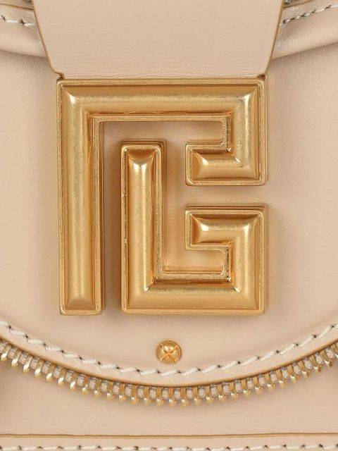 Balmain Blaze leather tote bag - Neutrals