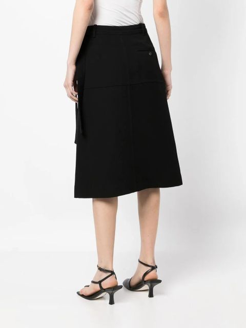 3.1 Phillip Lim heavy candy wrap midi skirt - Black