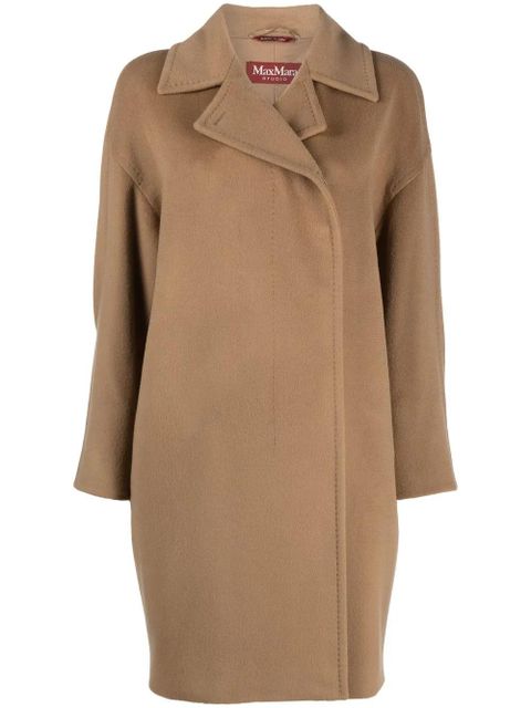 Max Mara single-breasted wool coat - Brown - zdjęcie produktu nr 1