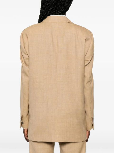 MM6 Maison Margiela single-breasted blazer - Neutrals