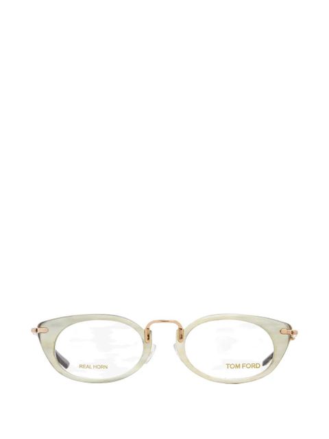 TOM FORD Eyewear oval-frame glasses - Neutrals - zdjęcie produktu nr 1