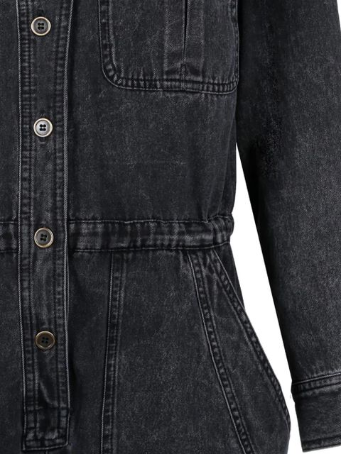 ISABEL MARANT button-fastening pocketed jumpsuit - Black - zdjęcie produktu nr 2