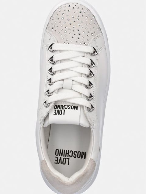 Love Moschino sneakersy skórzane