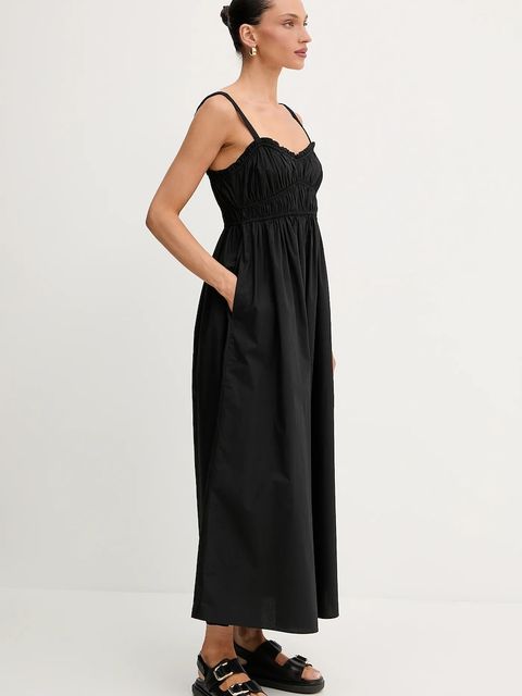 BOSS Orange sukienka bawełniana - zdjęcie produktu nr 2