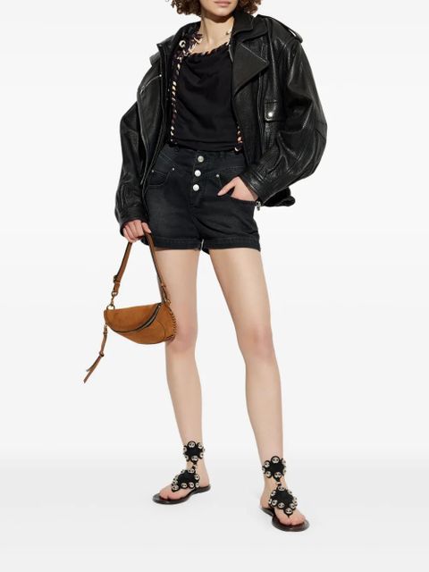 ISABEL MARANT Jovany shorts - Black - zdjęcie produktu nr 2