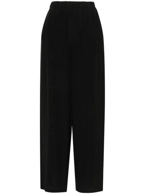 Max Mara Zigano silk palazzo pants - Black - zdjęcie produktu nr 1