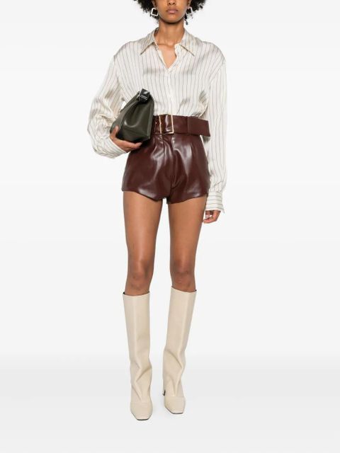 The Frankie Shop striped shirt - Neutrals