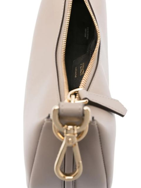 FENDI logo lettering two-way bag - Neutrals