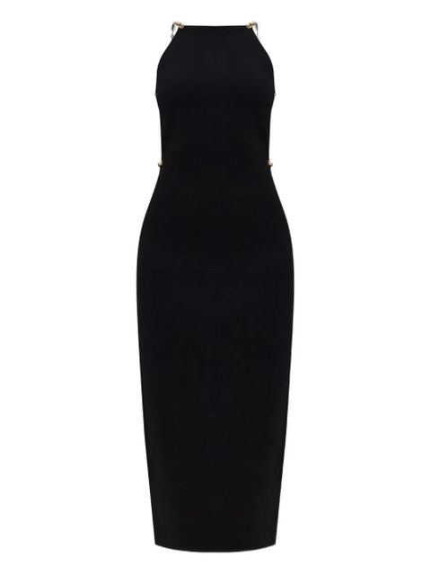 Cult Gaia pearl-embellished backless dress - Black - zdjęcie produktu nr 1