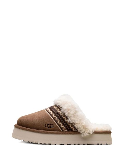 UGG Disquette Atherson platform shearling slippers - Brown