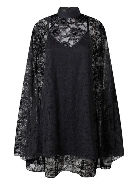 PINKO lace cape mini dress - Blue - zdjęcie produktu nr 1