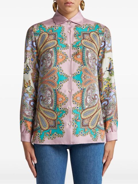 ETRO paisley-print shirt - Pink - zdjęcie produktu nr 2