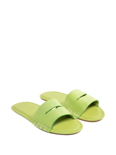 JW Anderson suede mules - Green - zdjęcie produktu nr 2