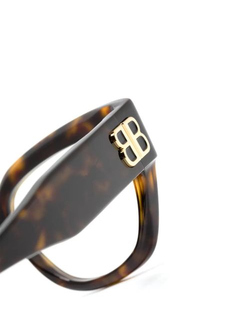 Balenciaga Eyewear square-frame glasses - Brown