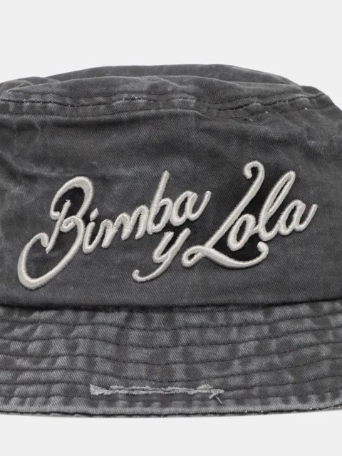 Bimba Y Lola kapelusz bawełniany damski kolor szary bawełniany 251BAGO21.10000