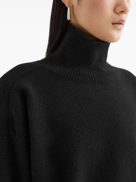 Jil Sander high-neck sweater - Black