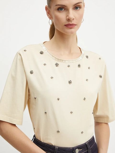 Pinko t-shirt bawełniany - zdjęcie produktu nr 1