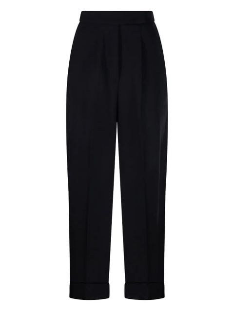 Max Mara cuffed pleated trousers - Black - zdjęcie produktu nr 1