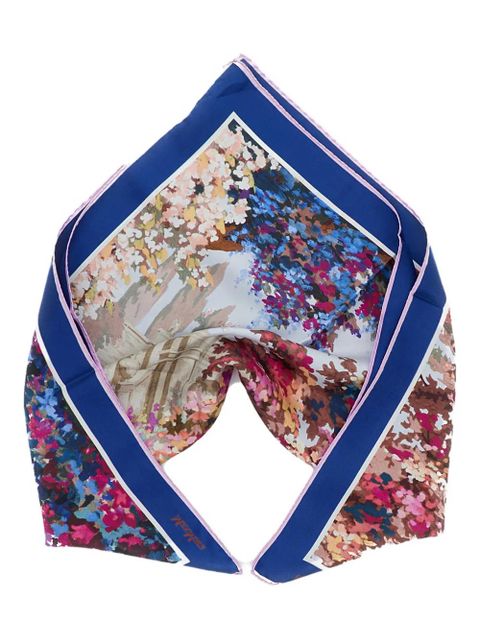 Max Mara printed scarf - Blue - zdjęcie produktu nr 2