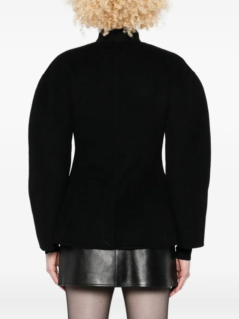Maje single-button jacket - Black