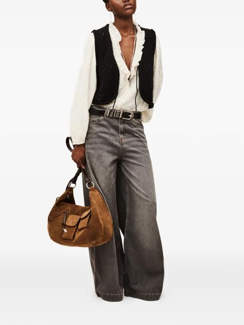 Ba&Sh Yusc wide-leg trousers - Grey