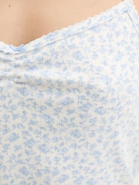 Hollister Co. top piżamowy damska kolor beżowy KI346-5022