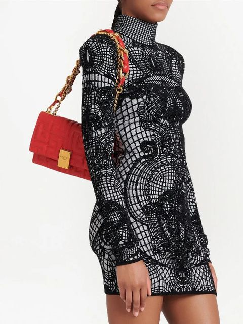 Balmain small 1945 Soft quilted crossbody bag - Red