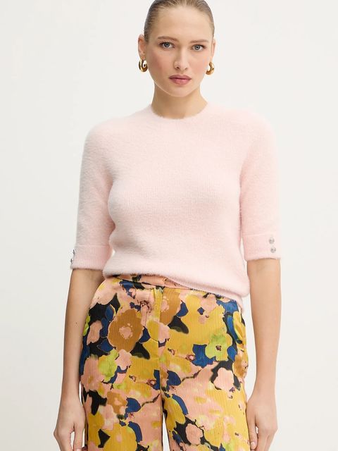 Morgan sweter MTOM damski kolor różowy MTOM - zdjęcie produktu nr 2