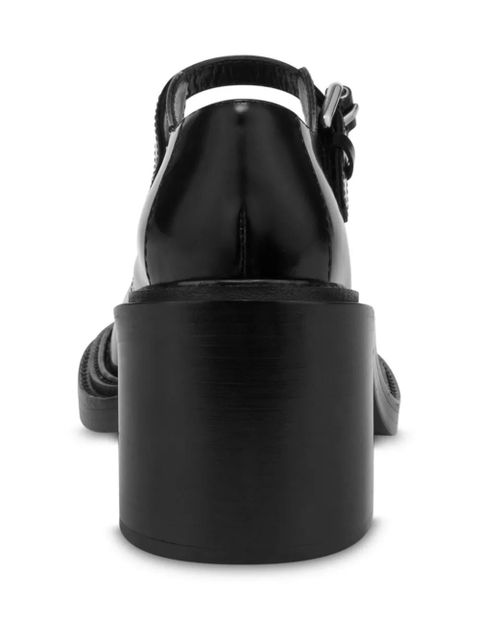 Moschino buckled pumps - Black