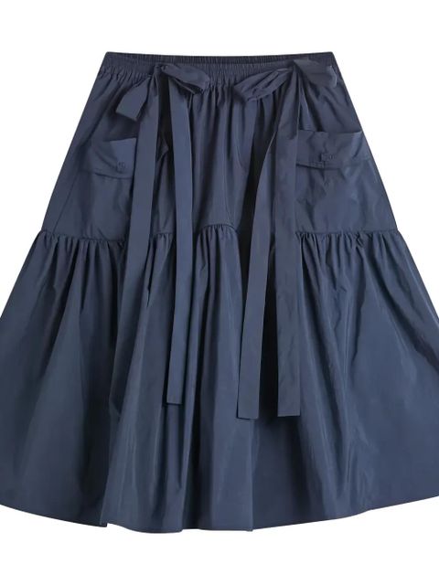 Cecilie Bahnsen CBcai bow tiered midi skirt - Blue - zdjęcie produktu nr 2