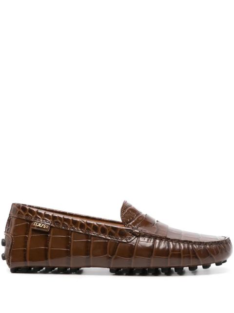 Tod's Gommino leather loafers - Brown - zdjęcie produktu nr 1