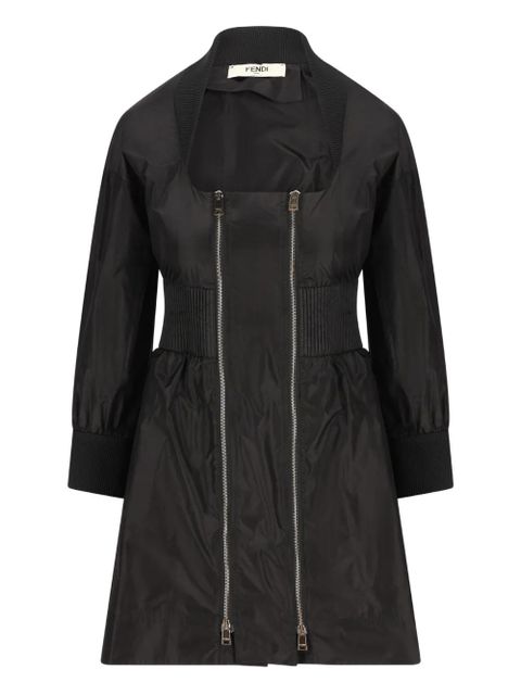 FENDI zip-up mini dress - Black - zdjęcie produktu nr 1