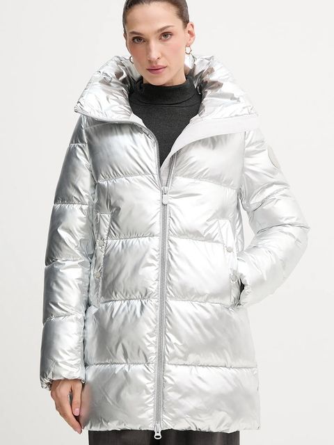 Save The Duck kurtka GERDA kolor srebrny zimowa D42381W.ICED21