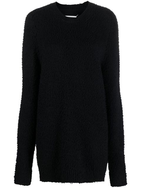 Maison Margiela four-stitch brushed jumper - Black - zdjęcie produktu nr 1