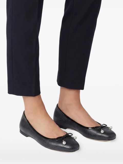 Jimmy Choo Elme flat ballerina shoes - Blue