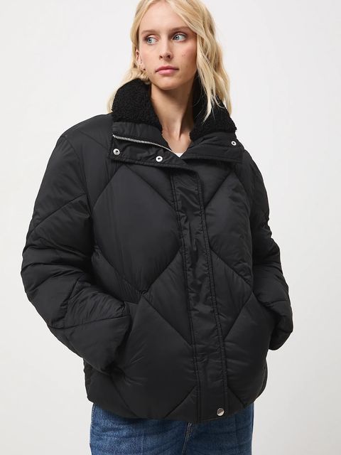 Medicine kurtka damska kolor czarny zimowa - zdjęcie produktu nr 2