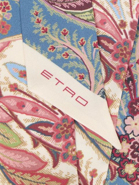 ETRO paisley-print silk scarf - Pink - zdjęcie produktu nr 2