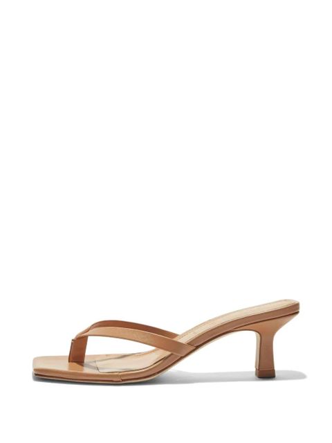 Aeyde Wilma square-toe sandals - Neutrals - zdjęcie produktu nr 1