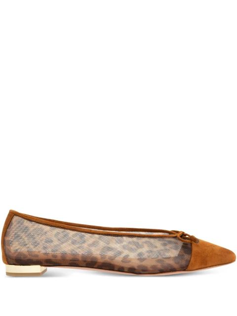 Aquazzura leopard-print flats - Brown - zdjęcie produktu nr 1