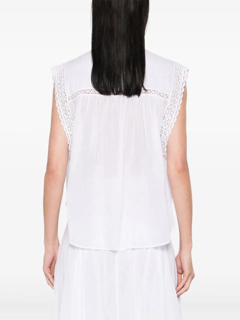 MARANT ÉTOILE Gresia top - White - zdjęcie produktu nr 2