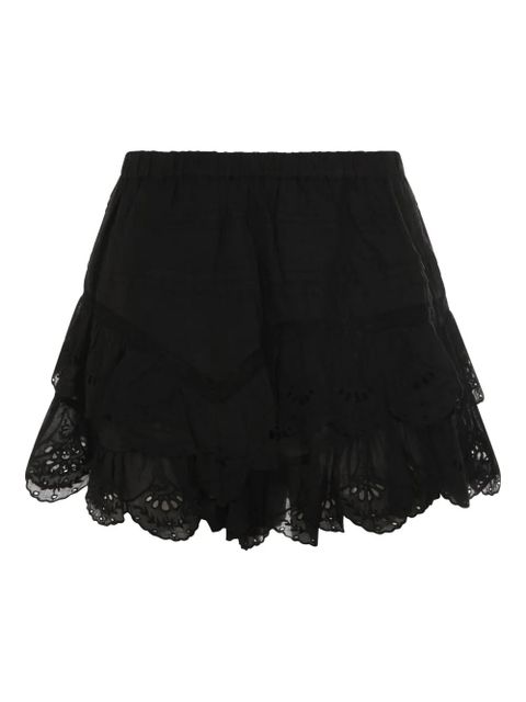 MARANT ÉTOILE Jocadia floral-lace shorts - Black - zdjęcie produktu nr 1