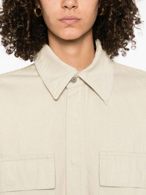 Nanushka flap-pocket shirt jacket - Neutrals