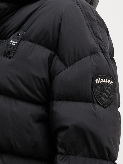 Blauer kurtka puchowa PRAIRIE kolor czarny zimowa oversize BLDB03179