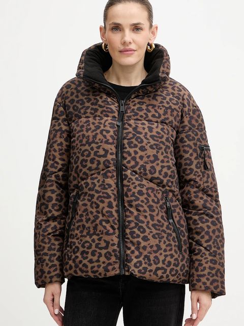 Guess kurtka MARTINA kolor brązowy zimowa W5BL47 W3702 - zdjęcie produktu nr 1