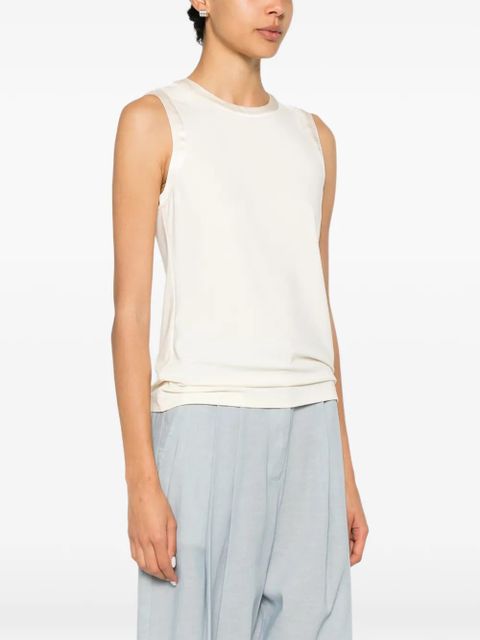Eleh sleeveless crew-neck top - Neutrals