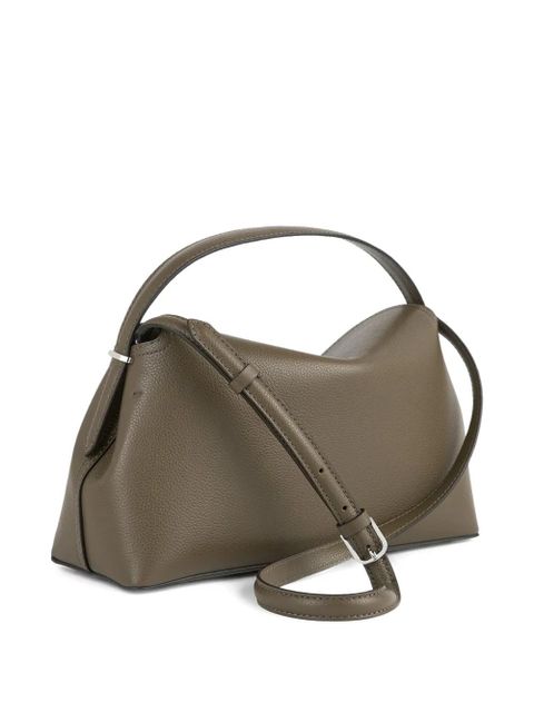 TOTEME T-lock leather tote bag - Green - zdjęcie produktu nr 2